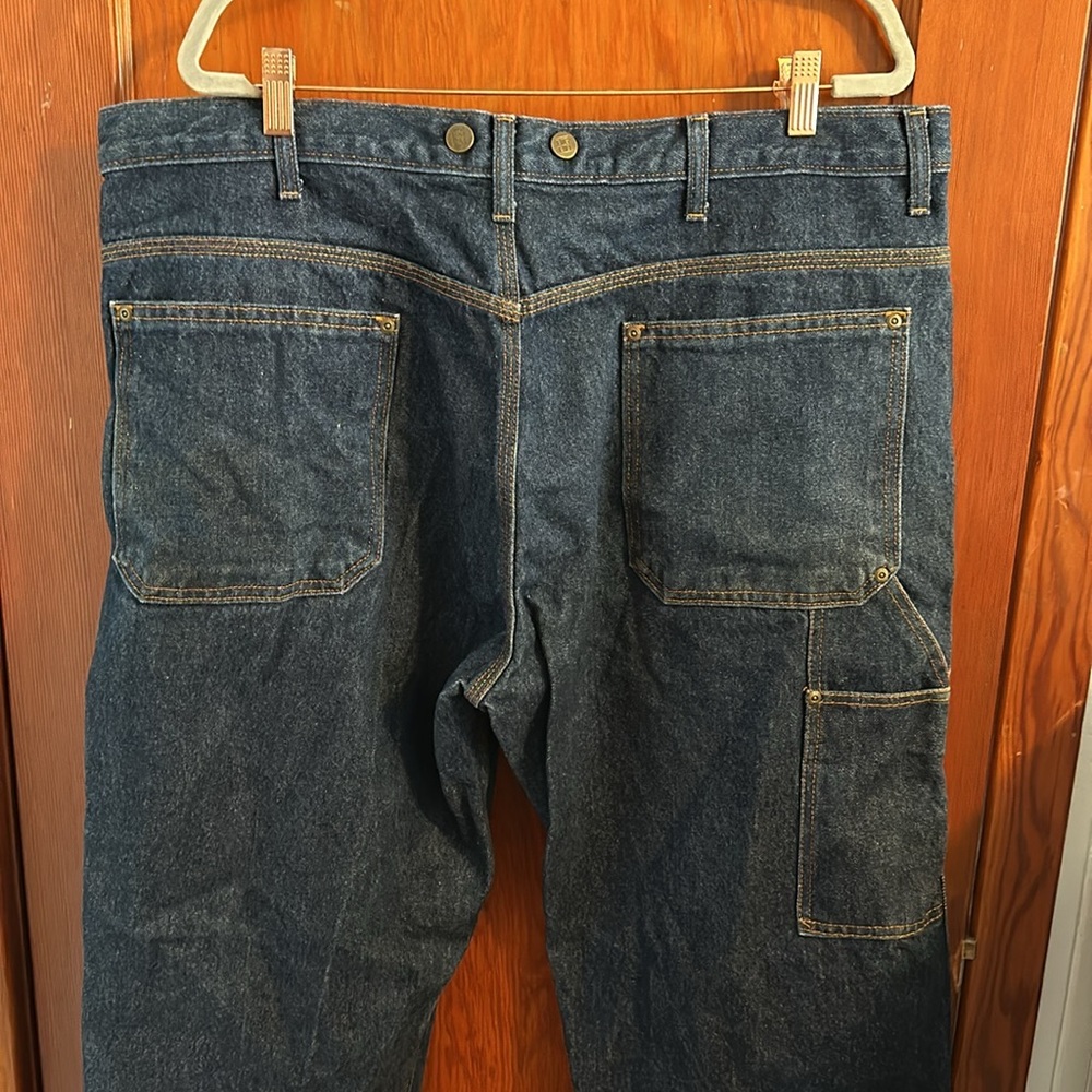 💜💜 BIG BILL Heavy Duty Denim Jean’s Men’s Size 40X30 - Picture 6 of 10